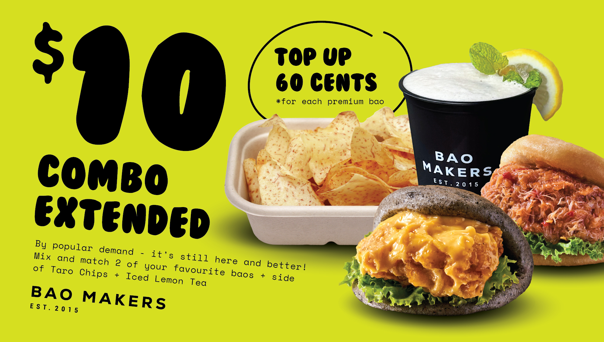 [Bao Makers] $10 Combo Extended